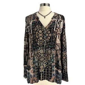 MIRACLE BODY Print Blouse S